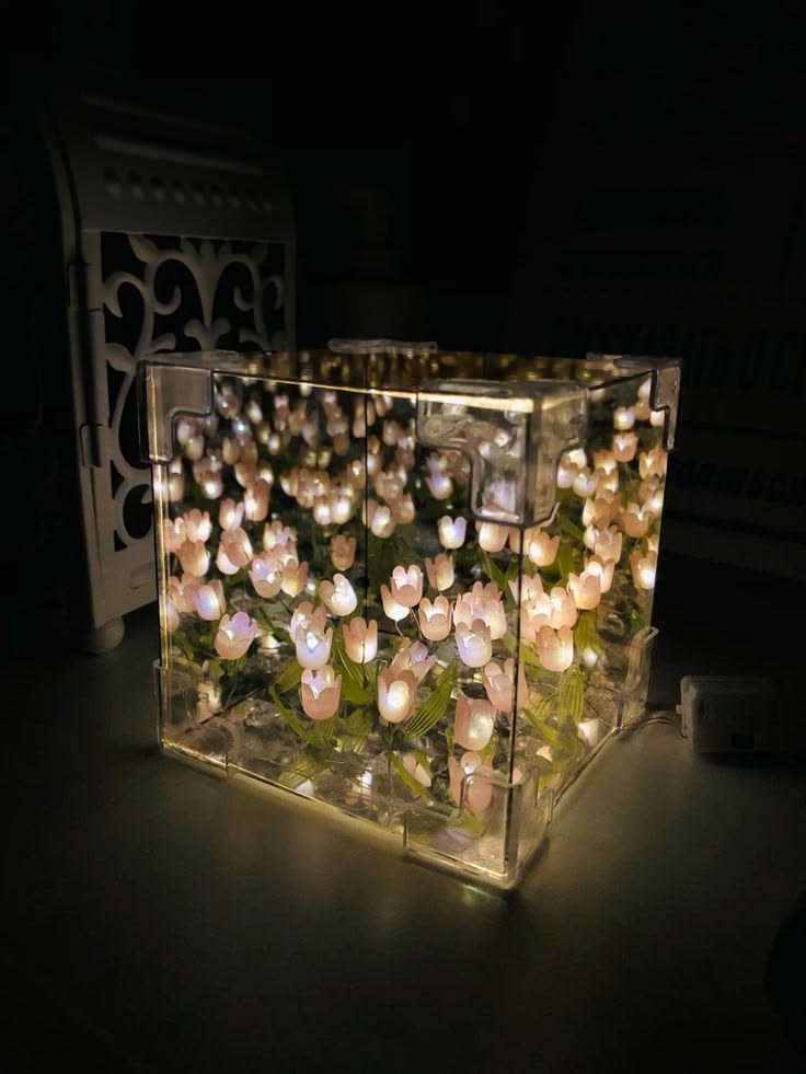 ✨ Floriam Işıklı Lale Dekor Kutusu ✨